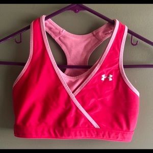 Under Armour Pink Sports Bra Medium